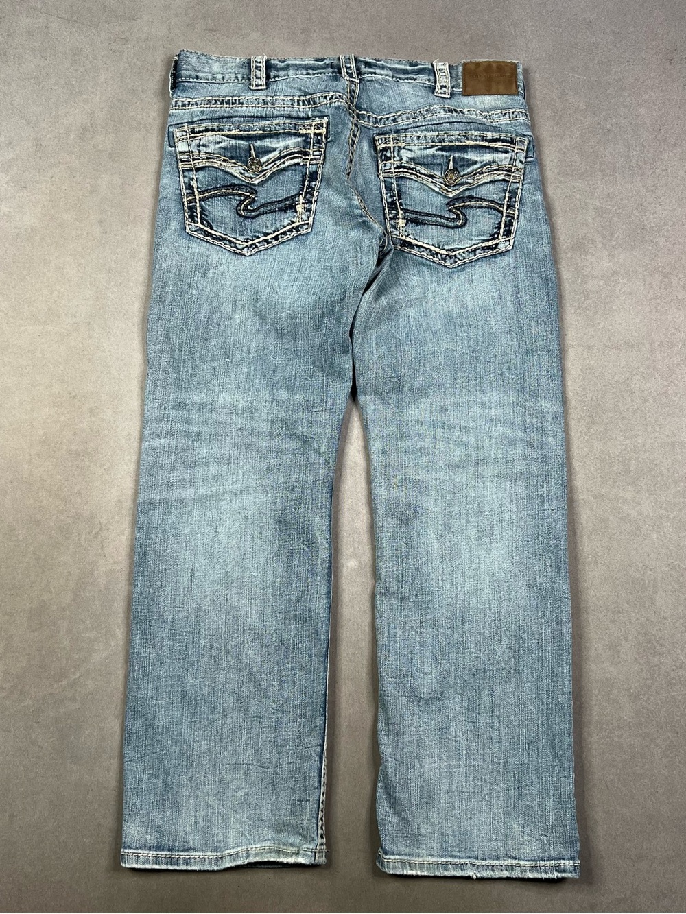 Silver Jeans Light Wash Relaxed Straight Men's Jeans Gordie